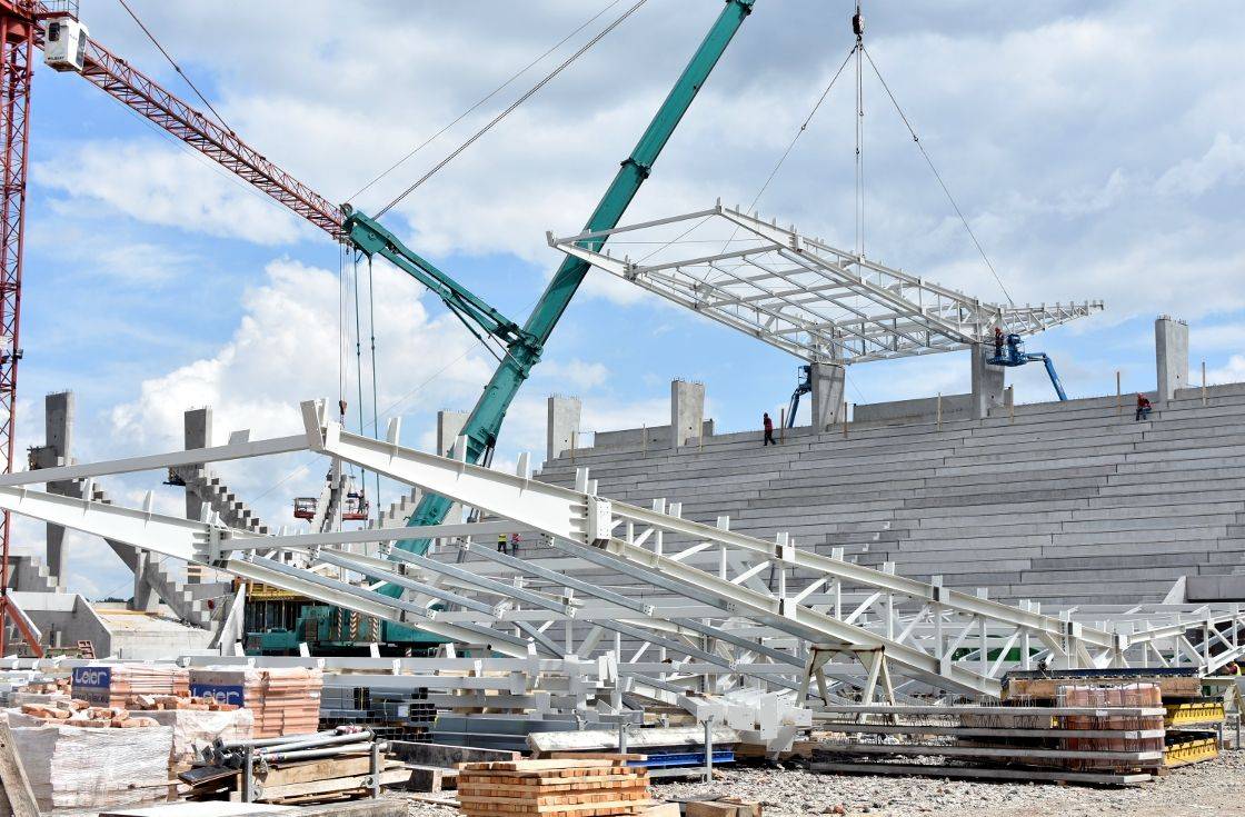 Újabb mérföldkő a stadionrekonstrukcióban